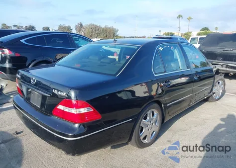 2004 Lexus Ls 430 from USA, damaged, VIN JTHBN36F140162974